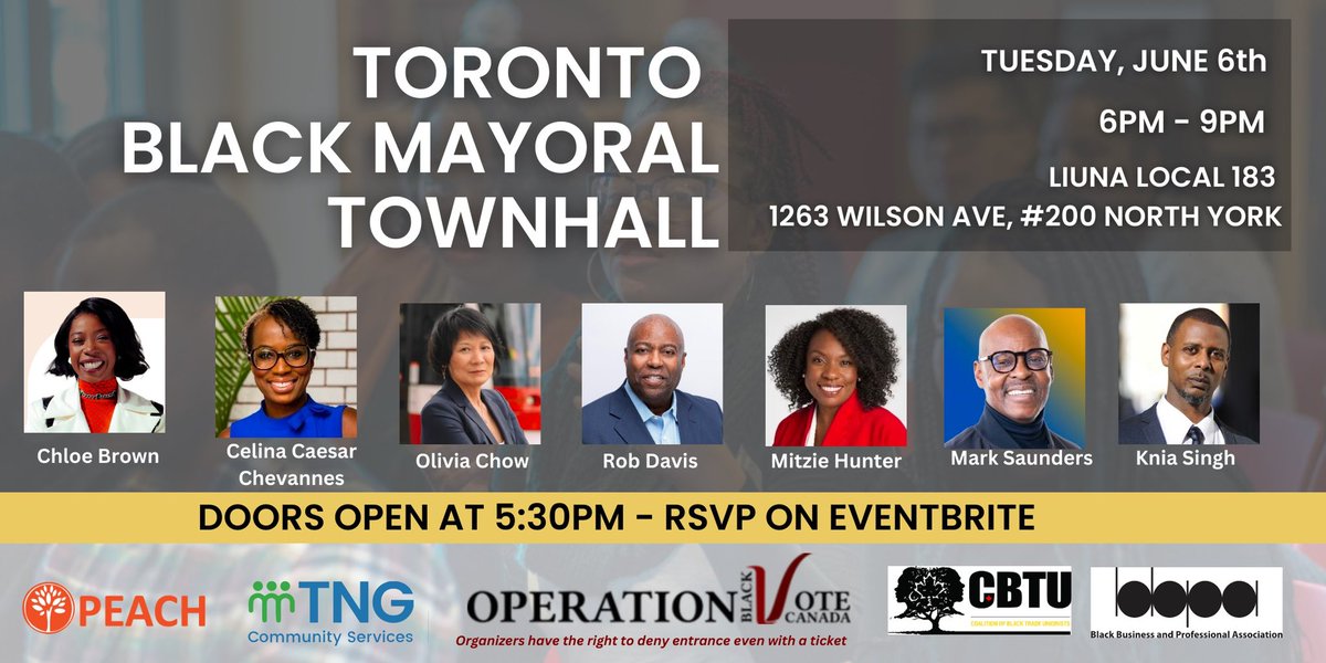 I snagged pics w 3 of the  Black women running for TO mayor! As Blk ple we're not a monolith.We both differ and agree.We have diverse, nuanced ideas and approaches.I'm DEEPLY thankful to you for putting your names forward! Our representation matters EVERYWHERE❤️ <a href="/blackvotecanada/">OperationBlackVoteCA</a>