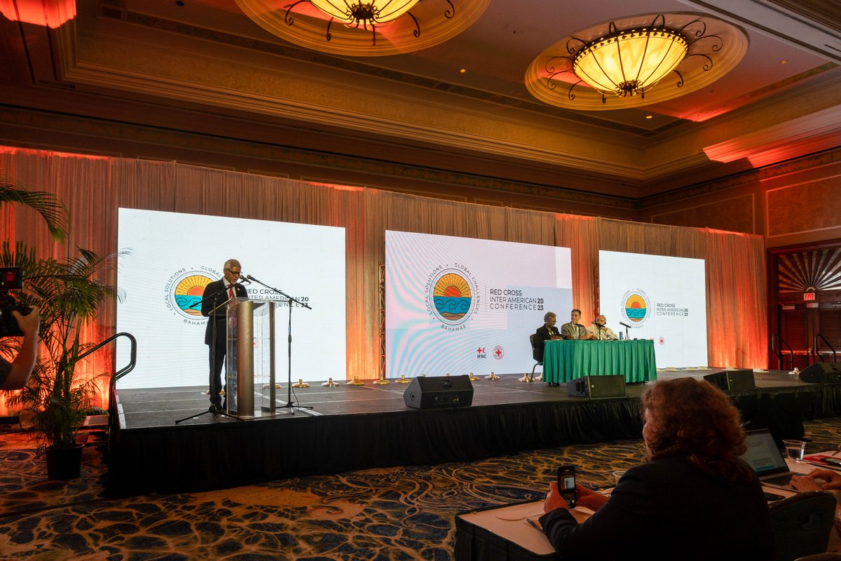 ✅The first day of the Inter-American Conference 2023 in Nassau, Bahamas has concluded with success. 

During plenary 1 we discussed about the many #GlobalChallenges we face, such as wars, climate crisis, poverty, migration and human mobility, mental health, among others.