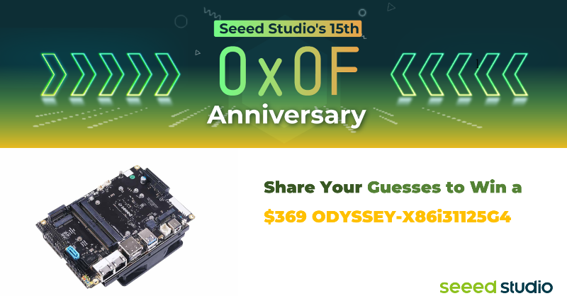 seeedstudio's tweet photo. 🎉 #Seeed15 #Giveaway 🎉 Round 1 To celebrate our 15th Anniversary, we're launching exciting campaigns as our thank-you gift! Let's kick it off with a quiz!

"Which day was Seeed established? "
Rules: 1. Reply answer; 2. RT &amp; ♥️

Select 1 winner who offered the right answer tmr.
