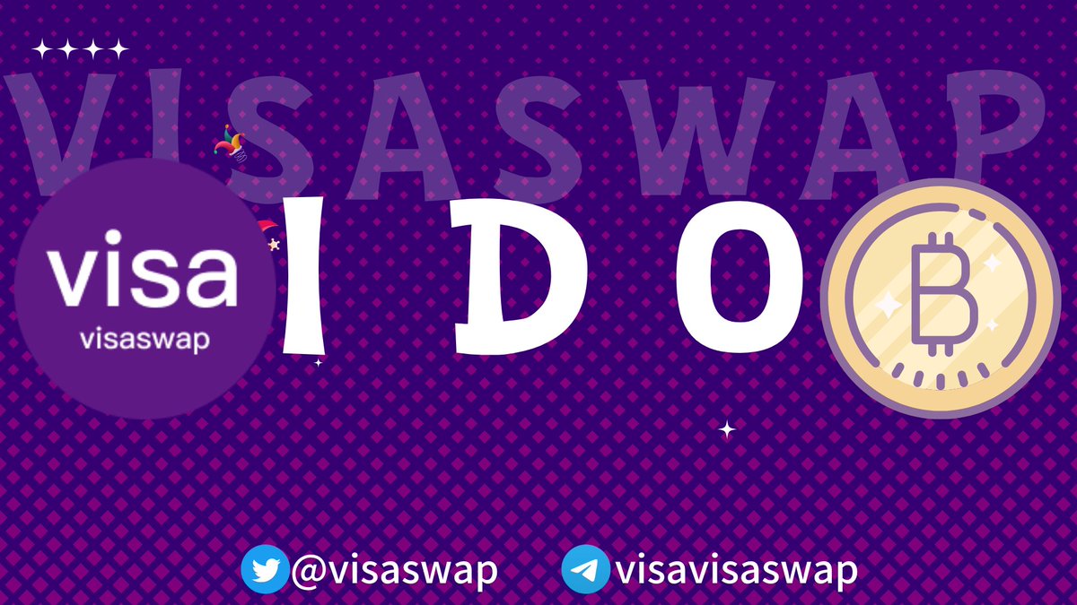 visaswap's tweet photo. 📢BIG NEWS🥳
⚡️#visaswap will soon open #IDO pre-sale
🚀One issue per day, each issue lasts 5 minutes, #IDO will be available for trading within 48 hours after completion📈
🗓️June 8~June 18, 2023
⏰15:00 (UTC+8)
Follow the latest news👉https://t.co/iNQ0x2Zyln https://t.co/fhQ9yozDBX
