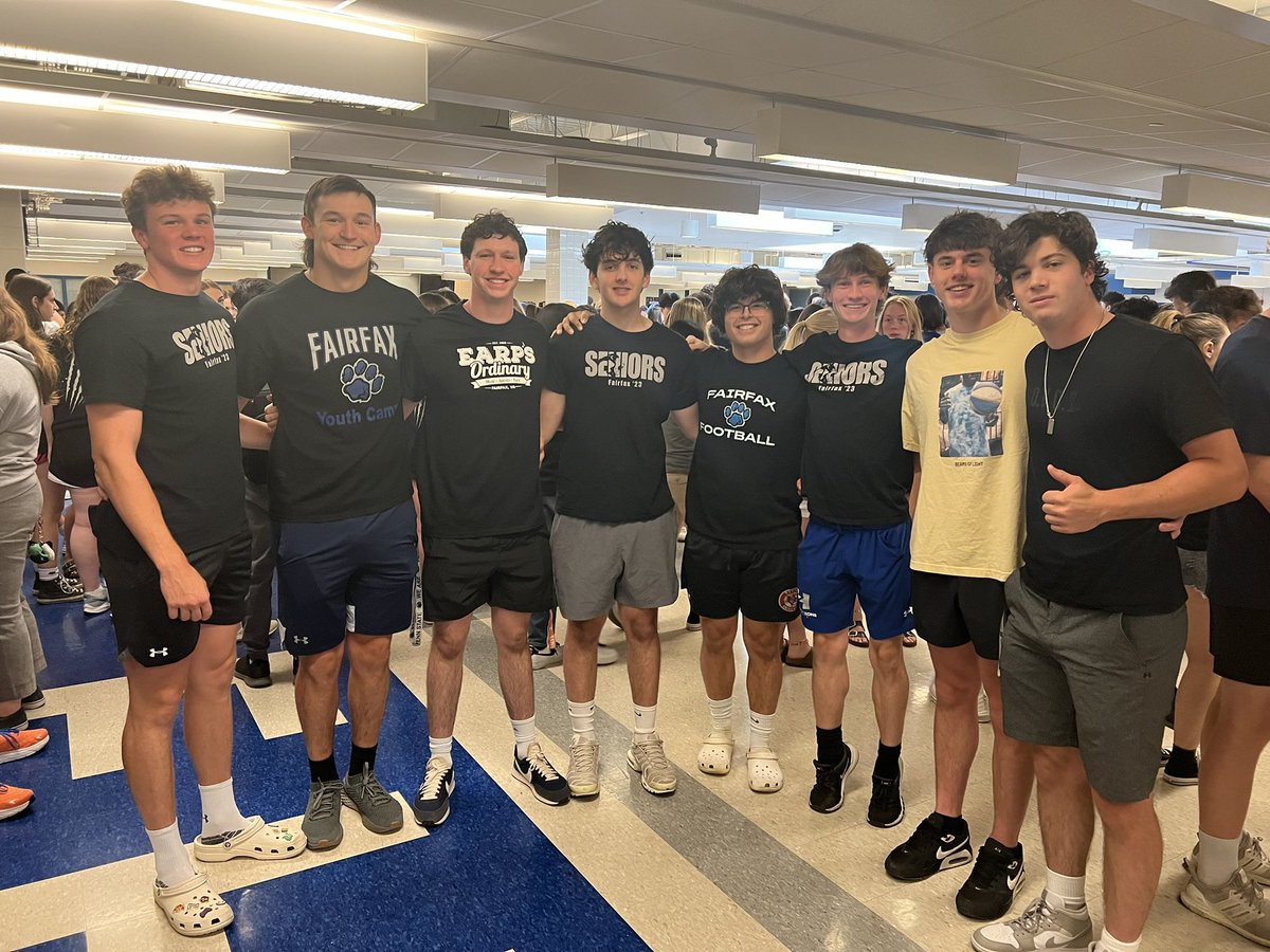 FairfaxBaseball's tweet photo. Tomorrow will be bittersweet but I am so proud of these young men and all they have accomplished over the past 4 years. Many of them I have coached since they started playing baseball! These proud Lions will walk across that stage and tackle the world! Good luck guys! #ARD https://t.co/oeEtS9NYi2