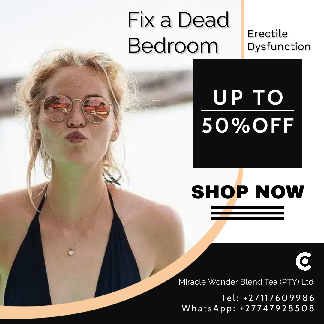 HerbsWonder's tweet image. Erectile Dysfunction, Impotence: Herbal Solution

Why Choose Miracle Wonder Blend Tea (PTY) Ltd. Tel: +27117609986 WhatsApp: +27747928508 South Africa Online Herbal Store. 100% Pure Natural Organic Herbs. Safe, Effective, Efficient

#ErectileDysfunction #Impotence #HerbalSolution