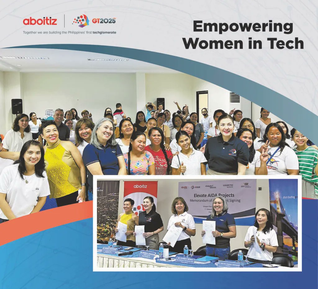 Empowering Women in Tech 

The Aboitiz Group joins forces with Connected Women to empower Filipinas with skills in artificial intelligence and data annotation (AIDA). 

read more:
manilastandard.net/gallery/news-i…