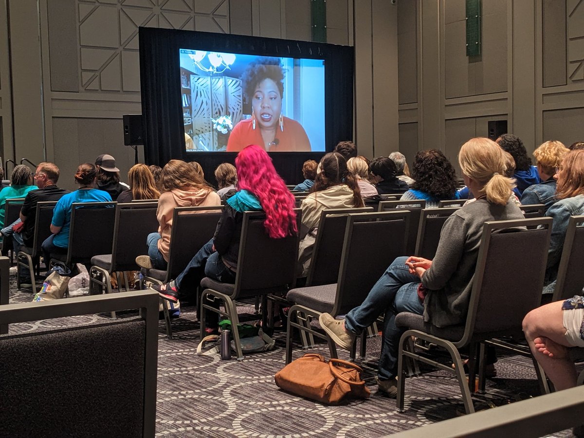 A room full of English teachers in SLC learning from a colleague in Birmingham,  who just happens to also be the Poet Laureate of Alabama. #APLit Reading @ALPoetLaureate @Steve_R_Price @susangbarber @MelAlterSmith
