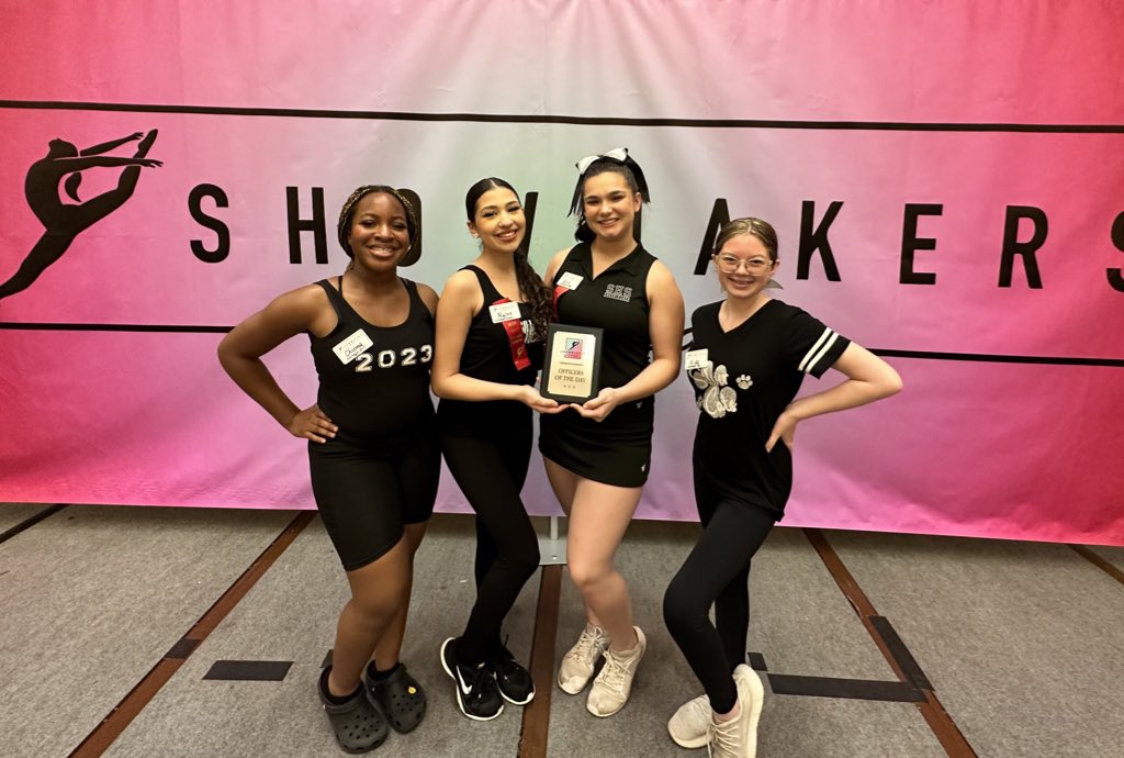 SotomayorCheer's tweet photo. Team of the Day goes to…the Sotomayor High School Social Officers! Congratulations ladies! @NISDSotomayor https://t.co/u2L5LGZJQ8