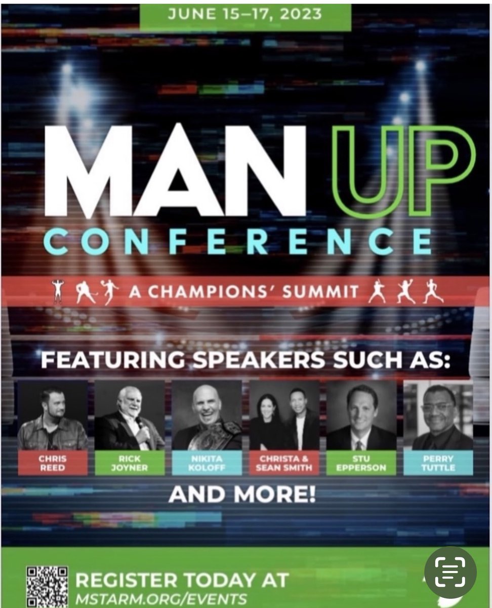 The countdown is on…will you…BE IN THE ROOM? Register now to take advantage of our BOGO ticket FREE!! Day passes available. A special father/son workshop on the 17th that will solidify those relationships. ManCamp Reunion and more. Go to: koloff.net #ItsTimeToManUp