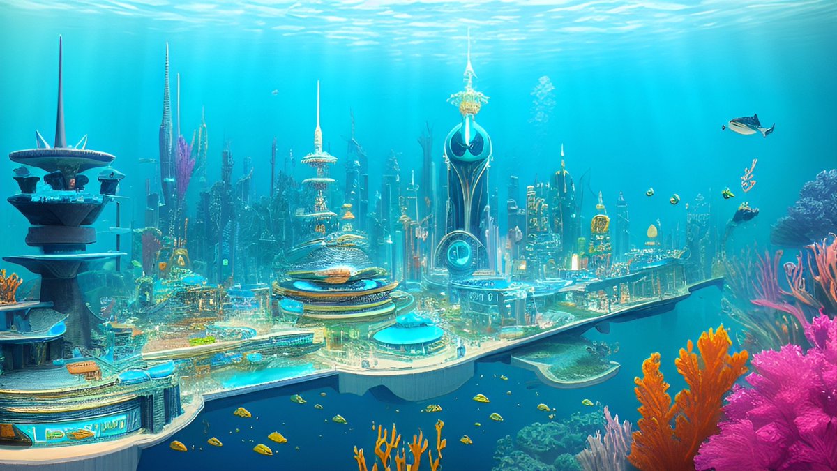 #UnderwaterArt #CityUnderwater #SubmergedCity #AquaticArt #OceanicCity #MarineMetropolis #LostCity #DeepSeaArt #UnderwaterExploration #SunkenCity #ArtBelowTheSurface #Seascapes #UnderwaterWorld #CityscapeInWater #ImaginaryUnderwaterCity #OceanCityArt #Underwater