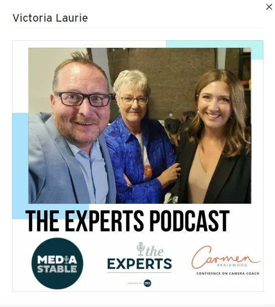 WIM_Aus's tweet photo. Women in Media Co-Chair, Victoria Laurie joined #theexpertspodcast for a thought-provoking conversation about gender parity, discussing topics like audience dynamics, expert positioning, talkback and more within the media industry.
https://t.co/qLe1LNHQlY
@Media_Stable https://t.co/86UqaoOWMc