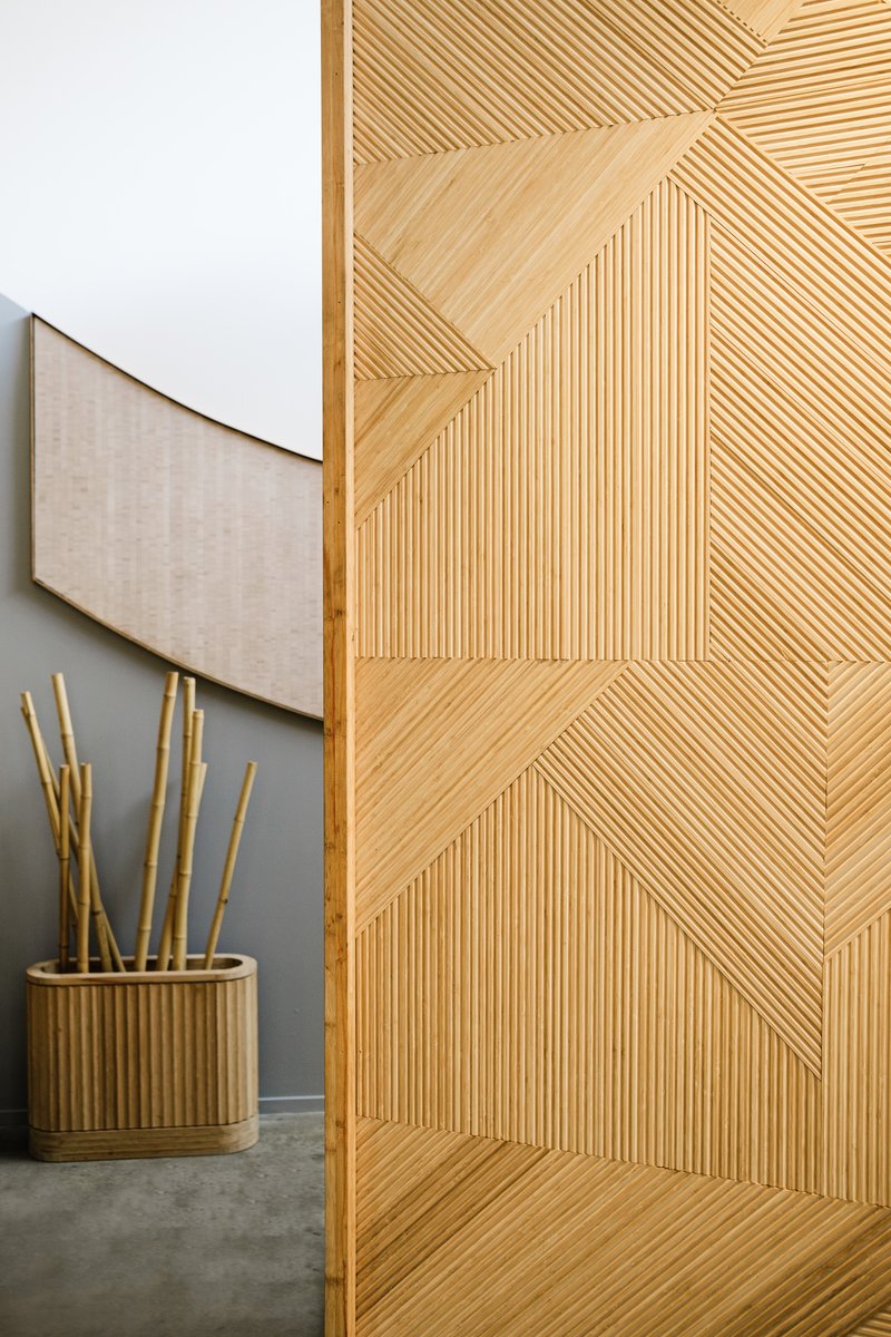 House_of_Bamboo's tweet photo. Inspiring details of our showroom ✨ 
Everything in our showroom is made of bamboo. Come visit and check out yourself !

#bamboo #houseofbamboo #engineeredbamboo #ribbedcladding #bambooaustralia https://t.co/XZQ5SwyQBa
