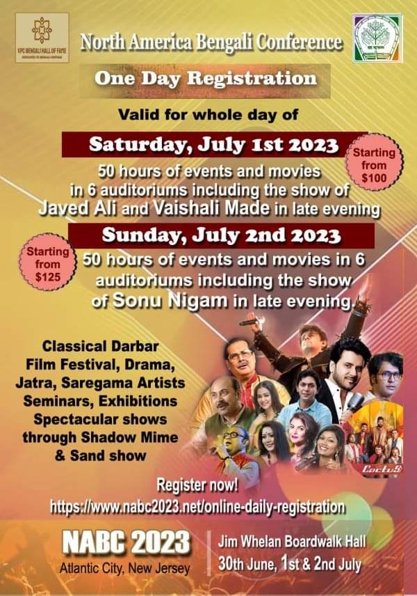 NABC_CAB's tweet photo. The wait is over. One day registration for Saturday &amp; Sunday is on the go. For single day registration visit: https://t.co/4Htb1078Yq https://t.co/An8FolQvpJ