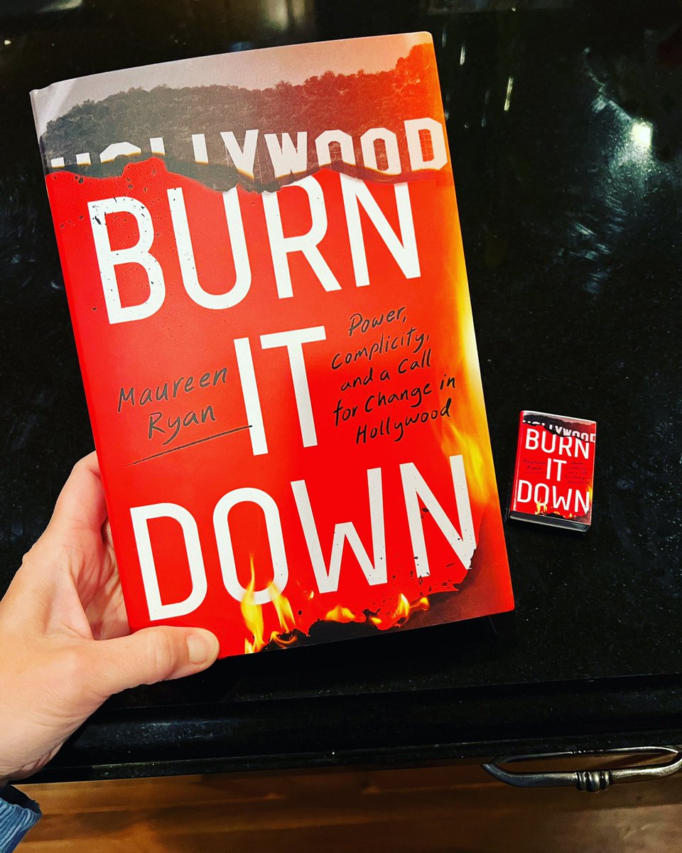 Got this beauty in the mail. Cannot wait to read it! Thank you @moryan for using your talent and grit to tell these stories, hopefully paving the way to real change. Let’s burn this mofo! #burnitdown 🔥