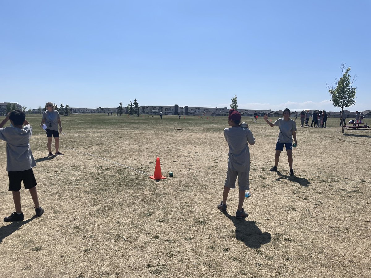 Great day in the ☀️with our @prairieskycbe Track athletes. Hurdles,shot put, discus, high jump, 100m, 200m and 800m. Leadership. Goal setting. Team Spirit. Thank you COACHES! 📣🎽🏅👏🏽☀️✨