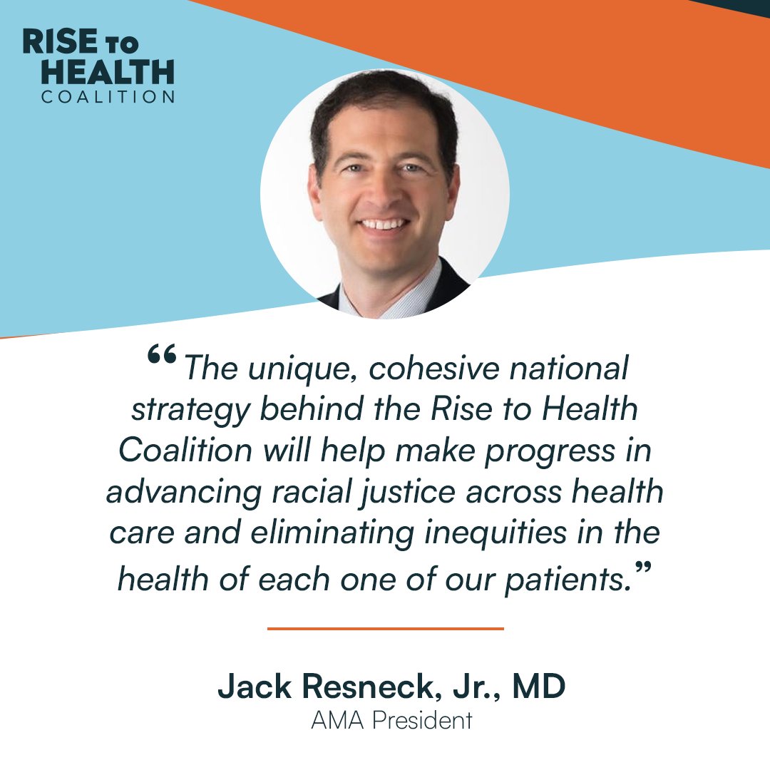 Ending systemic racism in health care is essential to addressing health inequities for everyone. @AmerMedicalAssn President @JackResneckMD emphasized the importance of our collective work to create better health care, starting with advancing racial justice. #werisetohealth