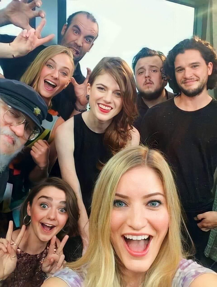 The Game of Thrones cast ❤️