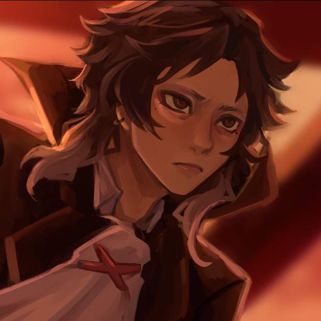 aureminate's tweet image. here's another screenshot paintover. akutagawa you will always be failboy. to me.