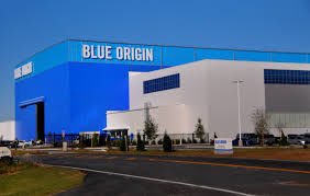 When we first drove by the Blue Origin facility at Cape Canaveral… what did it look like to me?? An Amazon warehouse! 🤣