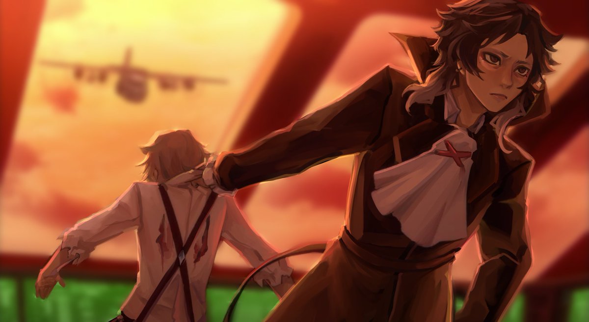 aureminate's tweet image. here's another screenshot paintover. akutagawa you will always be failboy. to me.