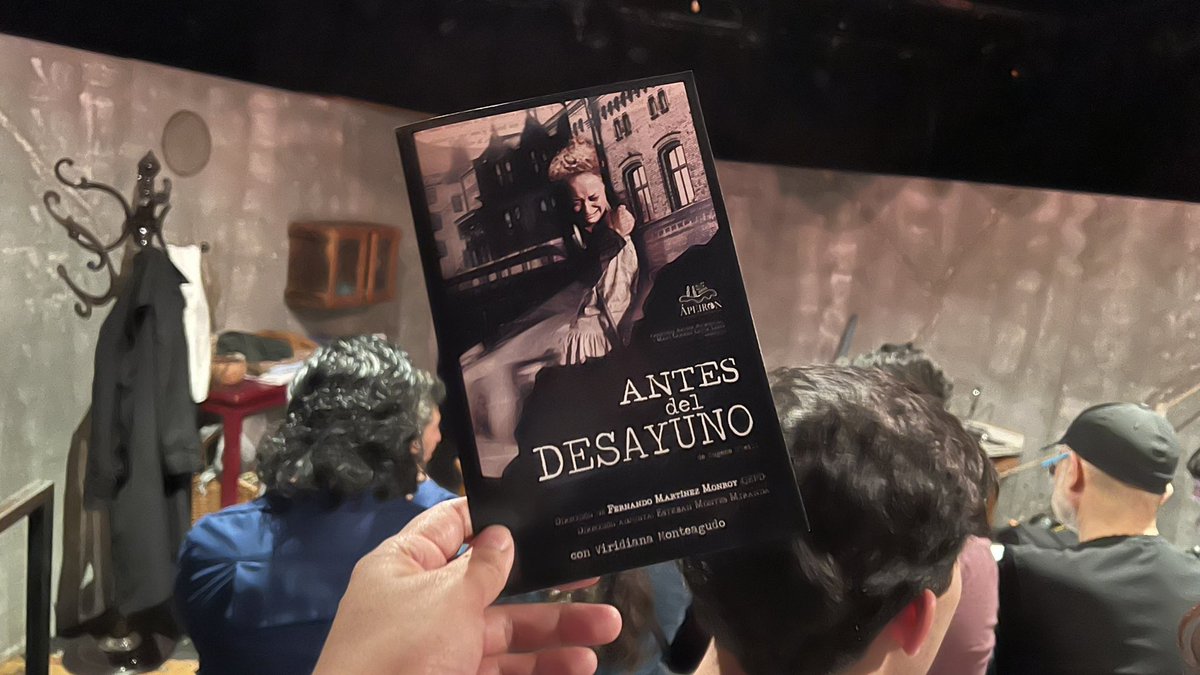 elteatrocdmx's tweet image. Hoy andamos en el @ForoShakespeare para ver “Antes del desayuno” 
@apeiron_teatro