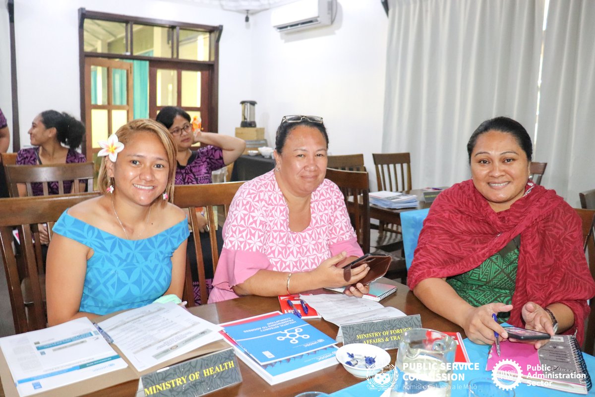 UNDP_Samoa's tweet image. The #UNPRAC project is working with @samoapsc to promote integrity in the public service via a Ministries Human Resource Coordinators Forum on Ethics, Performance &amp;amp; Governance, held this week. Funded by @MFATNZ, the forum brings together 3⃣0⃣➕ HR leaders👉bit.ly/stengthening_p…