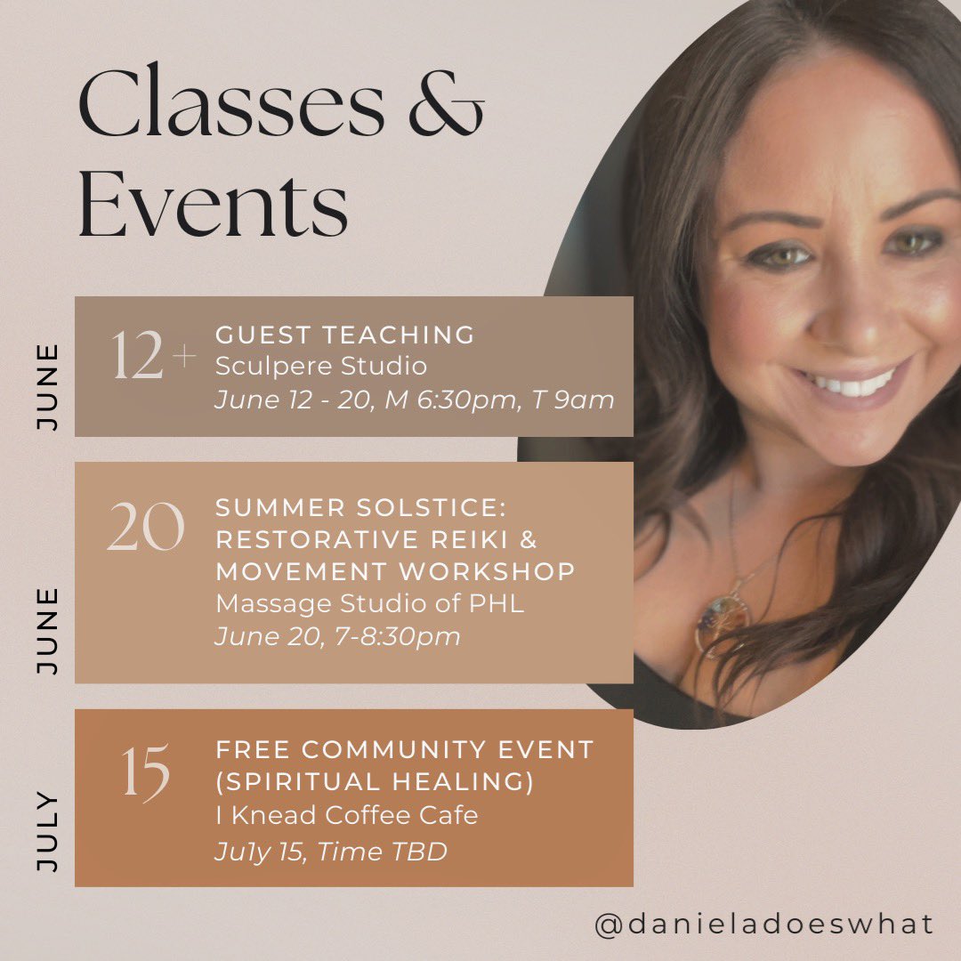 DanielaDoesWhat's tweet photo. Guest teaching &amp; More 🤗… I’m so excited to visit different locations through my teaching, especially when classes are held at beautiful spaces created by friends 🥰🥰🥰 #philly 

https://t.co/aAXRUYH5Xh

&amp;

https://t.co/b4u7flzED7 https://t.co/J7mHyoMxSE