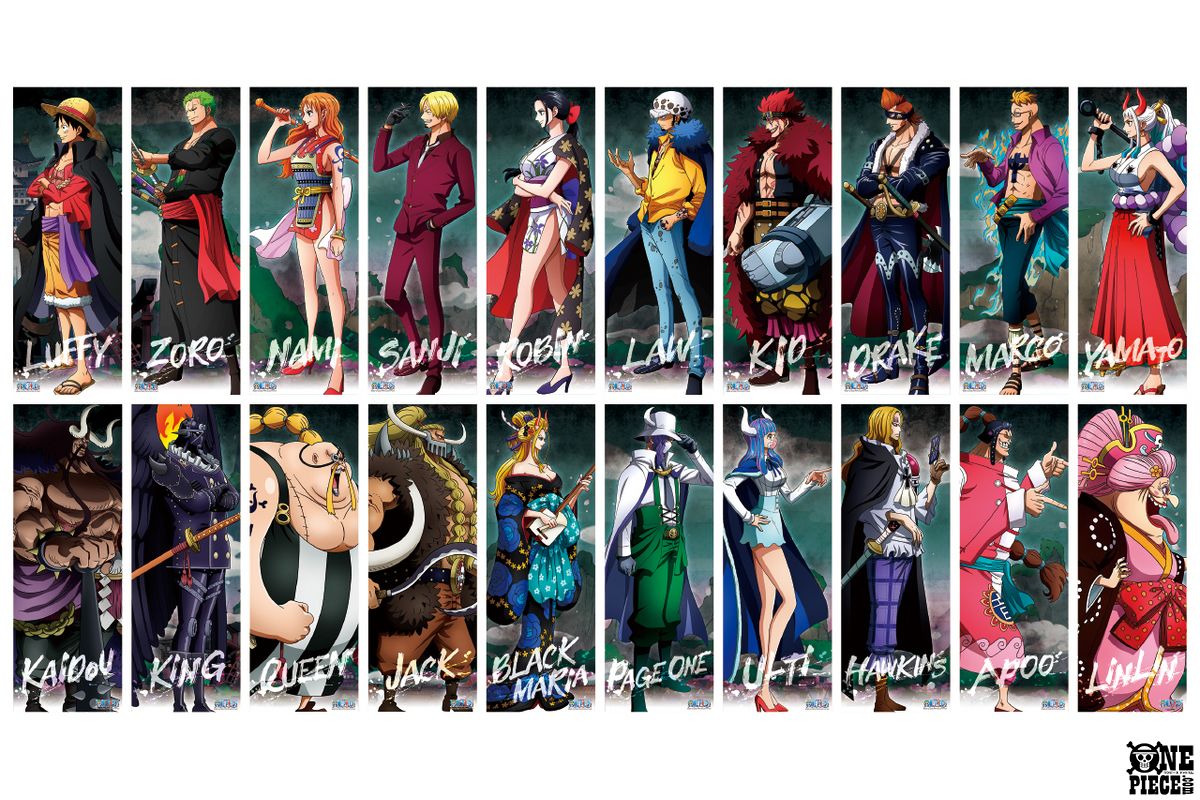 ファッション姫 通販 ワンピース キャラポスコレクション ワノ国編 全20種フル ポスター