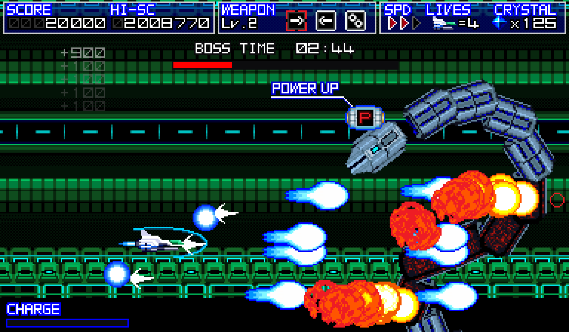 Terarin55's tweet image. ハイスピード横スクロールＳＴＧ！「Terra Flame（テラフレイム）」好評発売中！

3種類の武器の切り替え、溜め打ちを駆使して、高速展開するステージを駆け抜けろ

オンラインランキング対応、キャラバンモード搭載

store-jp.nintendo.com/list/software/…

#NintendoSwitch #TerraFlame