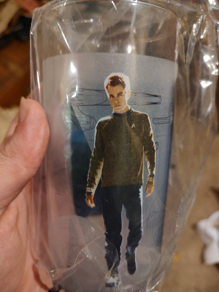 Very upsetting. I bought a cup because it said it was captain Kirk themed on the box but it's the JJ Abrams Kirk