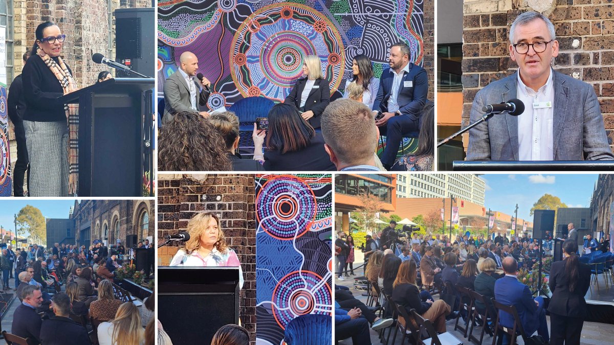 Our team were delighted to attend @woolworths Group’s Innovative Reconciliation Action Plan ‘A Brave Heart for a Better Tomorrow’ launch on Gadigal Country. The RAP outlines 107 reconciliation commitments & features artwork by David Williams @Gilimbaa: rb.gy/8zxtl