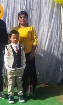 vijaita's tweet photo. Eight-year-old Tonsing Hangsing, his 45-year-old mother Meena Hangsing, and another relative, the 37-year-old Lydia Lourembam, were killed when an ambulance carrying them was stopped by a mob and set afire in Imphal West on June 4. #manipur https://t.co/Cxn6O3zyLa
