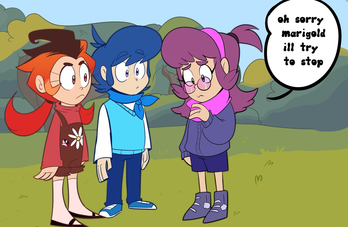 RavenouScorpian's tweet photo. more bluey inspired with the rest of the kiddos owo!❤️🧡💙💜 #msaoc #msa #msasteph #msaviviyukino #msajinandjinni #msamarigold #mysteryskullsanimatedoc #msafutureau https://t.co/a9GHRZW8sH