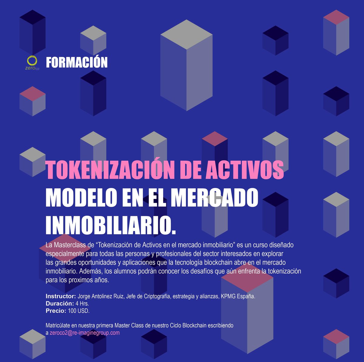 ¿Te lo perdiste? No te preocupes. Ya estamos planificando una próxima 2 sesión de esta máster class que tuvo una gran respuesta de empresas y consultores. 

Si estás interesado: matricúlate ya escribiendo a zeroco2@re-imaginegroup.com 

#blockchain #RealEstate #sustentabilidad