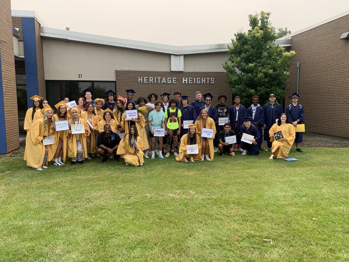 Congratulations to the Heritage Heights class of 2023. Wishing you all the best as you reach new "heights." <a href="/HeritageStrong/">Heritage Heights</a> <a href="/SweetHomeCSD/">Sweet Home Central School District</a>