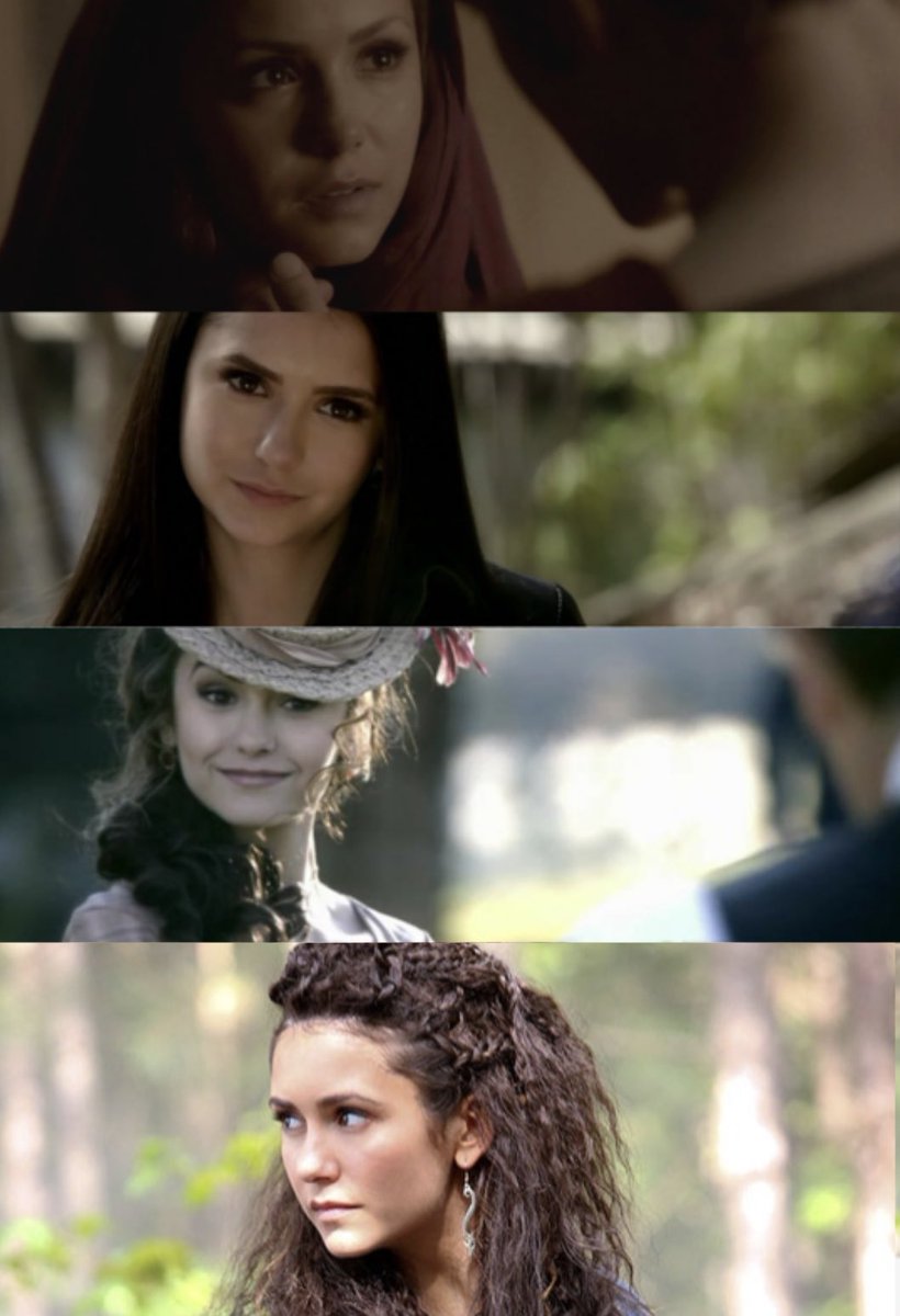 no one else but nina dobrev could play elena, katherine, amara, tatia, elena as katherine, katherine as elena, through centuries and play them as humans & vampires (with and without their humanity on)