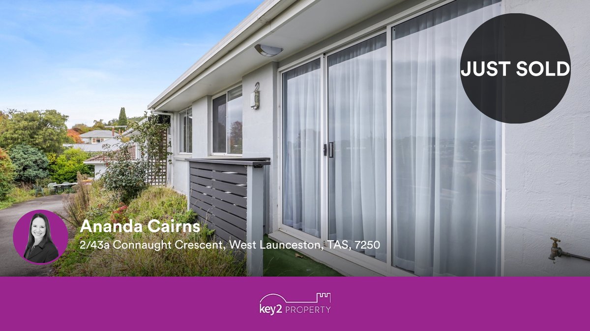 🛌 2 🛀 1 🚘 2
📍 2/43a Connaught Crescent, West Launceston, TAS, 7250

Our agent’s latest sale on RateMyAgent

rma.reviews/NtaXBNqT91NL

...
#ratemyagent #realestate #Key_Property