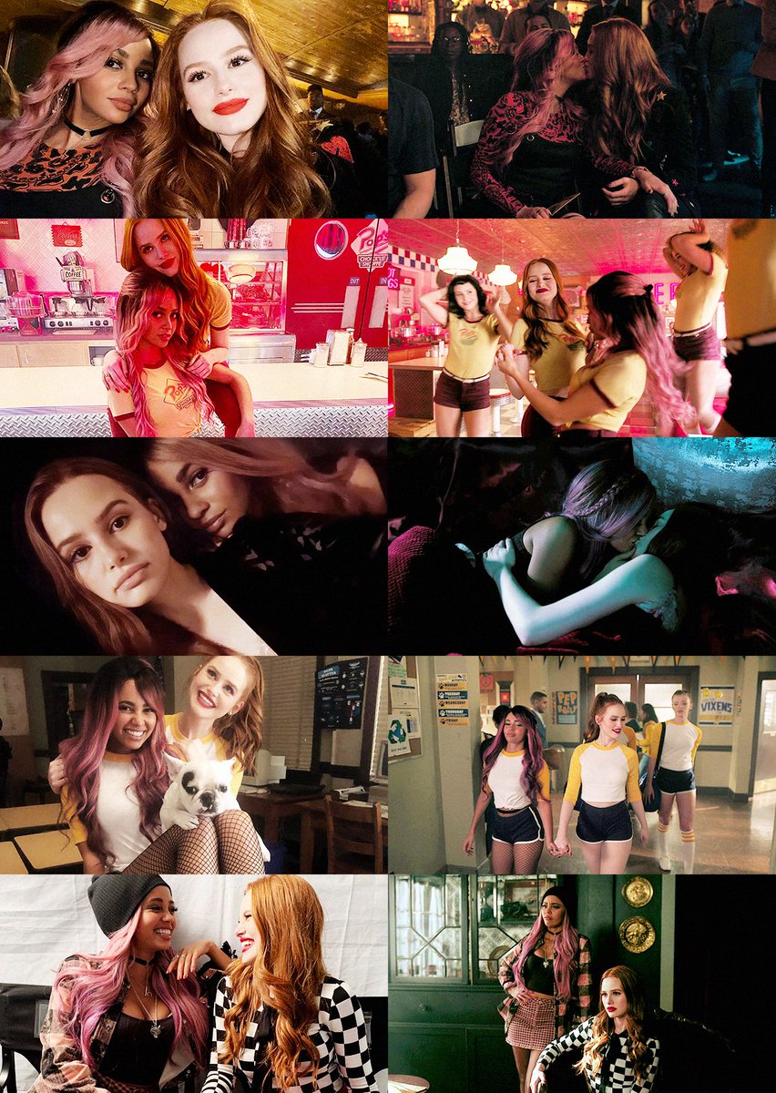AlyssaWylie4's tweet photo. I Found some more Pictures of Cheryl Blossom and Toni Topaz they are my Favorite Riverdale Couple they are Always going to be #Choni4ever and #Madnessa4ever https://t.co/H0LK6gdVxB