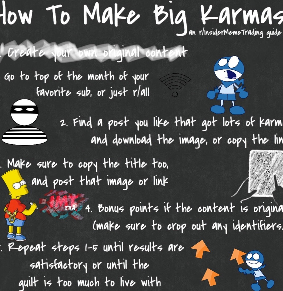 IMT Infograph: How To Make Big Karmas 🤓 🎓 #guide #learning #study #todayilearned