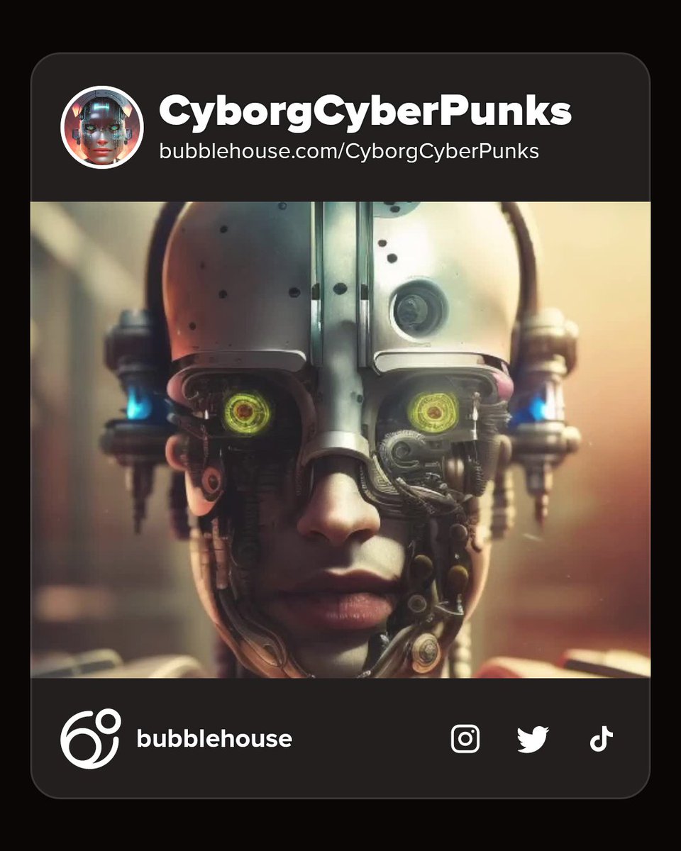 CyborgCyberPuks's tweet photo. Cyborg Cyberpunks

1st Series NFT Collection Limited to "Only 1000"

Only 1/1 Minted

https://t.co/x7HEG01Uj6

#NFT #NFTs #NFTCommunity #cyberpunk #cyberpunks #Cyborg #NFTshills #art #nf #nftartists #bubblehouse #ArtistOnTwitter #NFTcollections #Limited #1st #NFTFam #NFTfamily https://t.co/1pEqF1DUzC