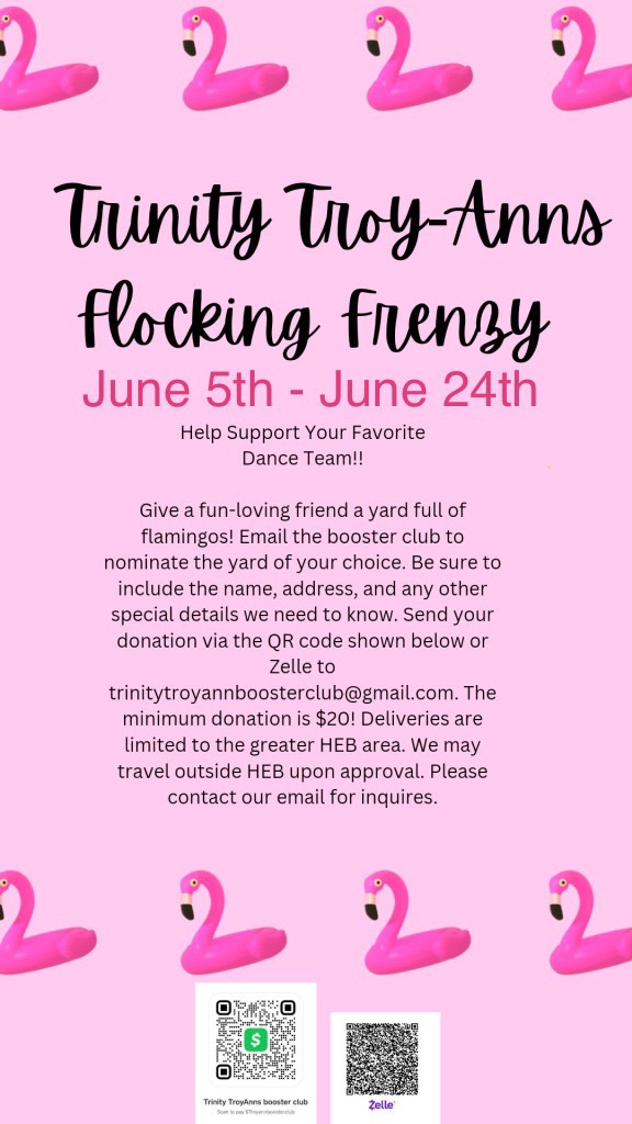 65Evette's tweet photo. Hello Everyone.  What a fun way support the Mia and the Trinity TroyAnns and brighter someone day.  Please see below for details  for Flock my yard details. https://t.co/2Crt6kCdVt