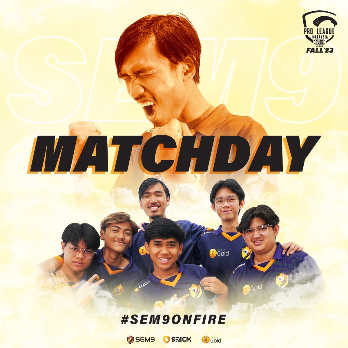 sem9gg's tweet photo. W1D1 of PMPL MY Fall 2023 begins today. All the best to our boys in blue and orange!
Let's give all our support and catch all the action on Facebook starting at 5PM!
#SEM9 #SEM9ONFIRE #SEAGM #RAZERGOLD #PMPLMY #KitaGergaSEA #iniLigakita #PUBGMOBILE #PUBGMESPORTS https://t.co/QssHBbIEVX