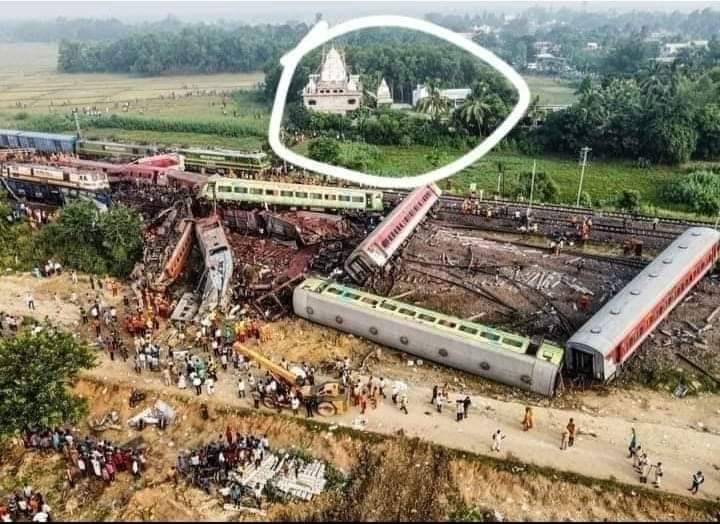 उड़ीसा के बालासोर में हुई रेल दूर्दांत हादसा दिल को झकझोर देने वाली घटना है घटना में विकराल मानवीय क्षति पर मृतकों को अश्रुपूर्ण विनम्र श्रध्दांजलि एवं रेल हादसे मृतकों के परिवारों को प्रकृति दुःख सहने की शक्ति दे, 
ऐसी ऐतिहासिक रेल दुर्घटना दुबारा कभी न घटित हो,प्रकृति से अपील,,