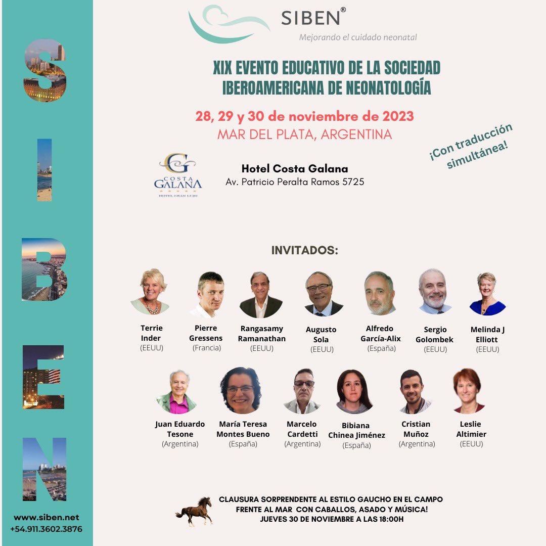 SOMOSSIBEN's tweet photo. Los esperamos en nuestro Congreso Anual 28, 29 y 30 de noviembre ! https://t.co/OBrsDjgCbC