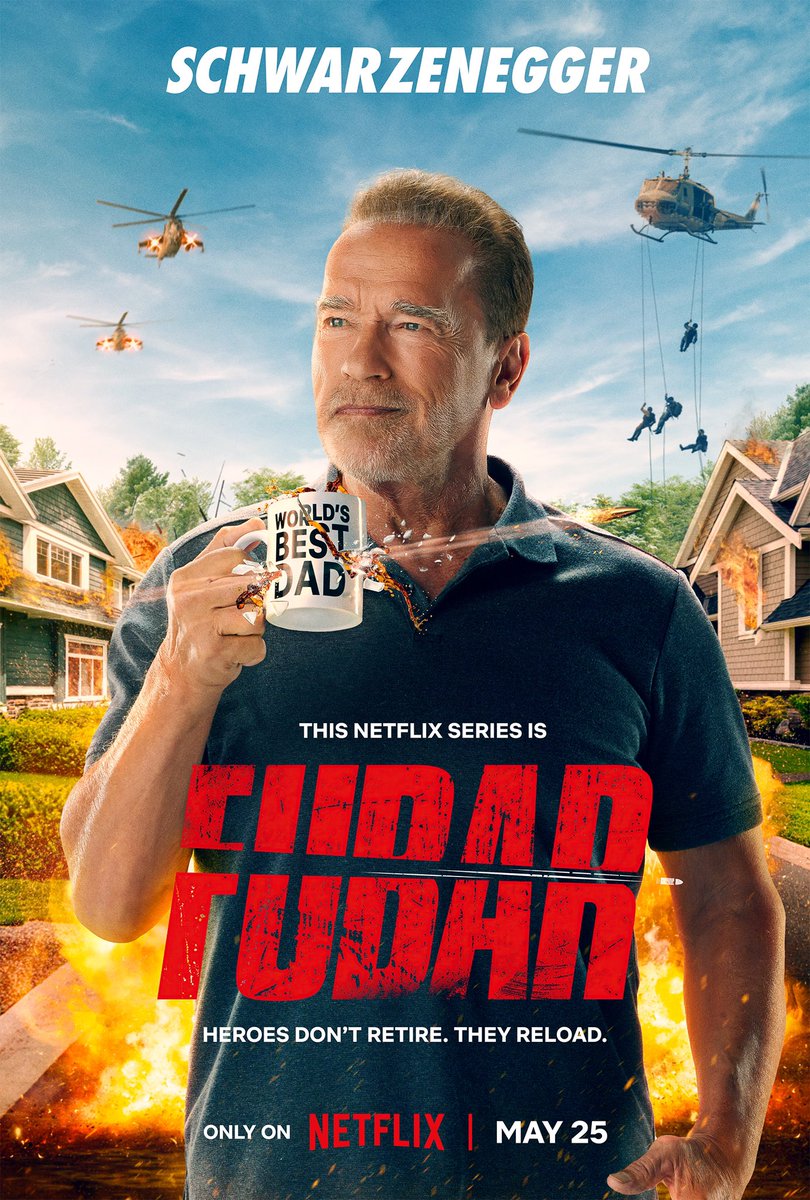 Never had so much fun @Schwarzenegger  we are going to re- watch it. Check out #fubar on #netflix