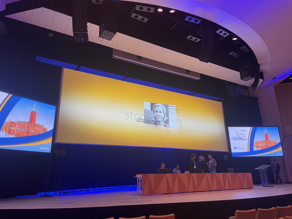 #CILR23 about to start. Congrats to VIto, Peter and Olof for organising a fantastic programme