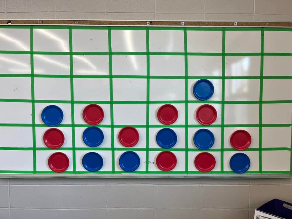 #abschoollt Sharon Mckenzie Marshall, from Greystone School in Spruce Grove, AB, treated her students to life size board game day in the LC. How fun! #learningcommons #endoftheyearfun #librariesareawesome 
#lclprogramming #passiveprogramming #boardgamesinthelc