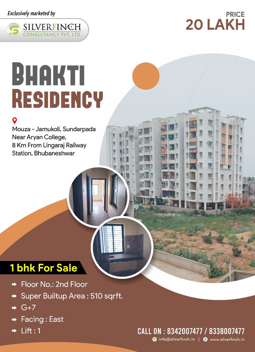 Explore this Affordable 1BHK Gem in Bhakti Residency for just 20 lakh! 🏠✨
#silverfinch #silverfinchconsultancy #offices #invest #office #justlisted #buy #sell #realestatelife #rent #retail #luxuryproperty #luxuryhomes #bhubaneswar #odisha #Cuttack