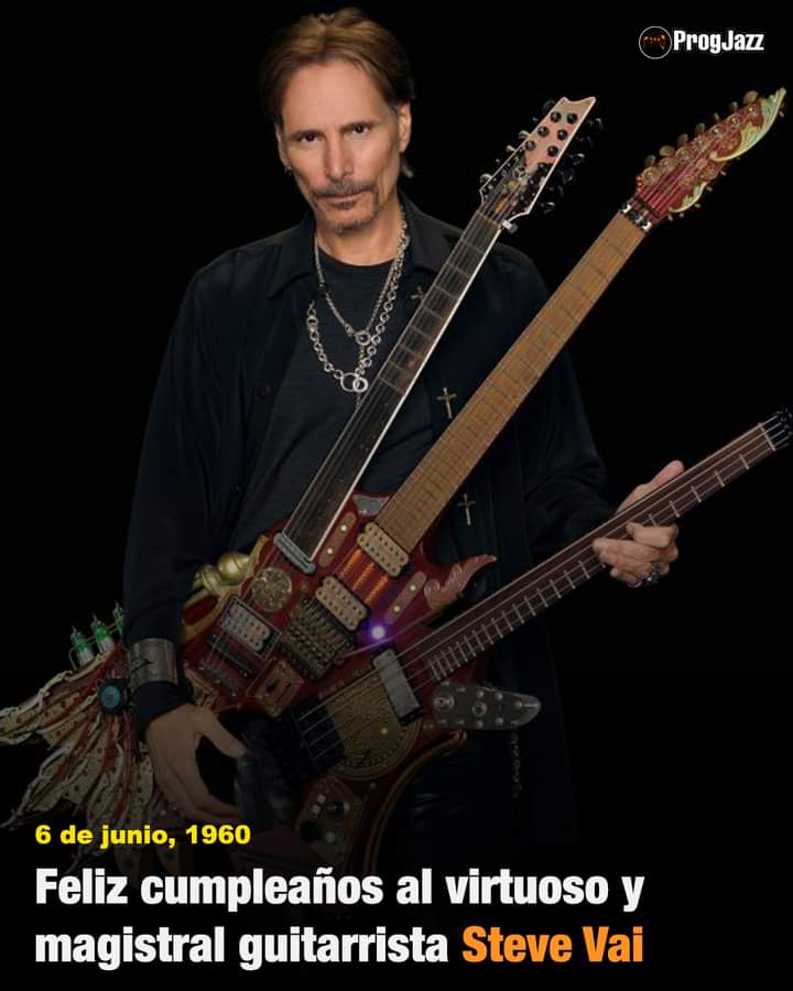 Happy birthday Steve vai    