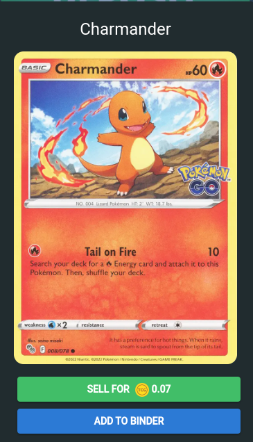 PokePatience's tweet photo. @tcgpacks Charmander: https://t.co/TrVsHK19uc
