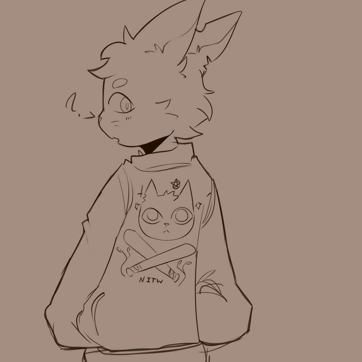 my old NITW jacket drawing