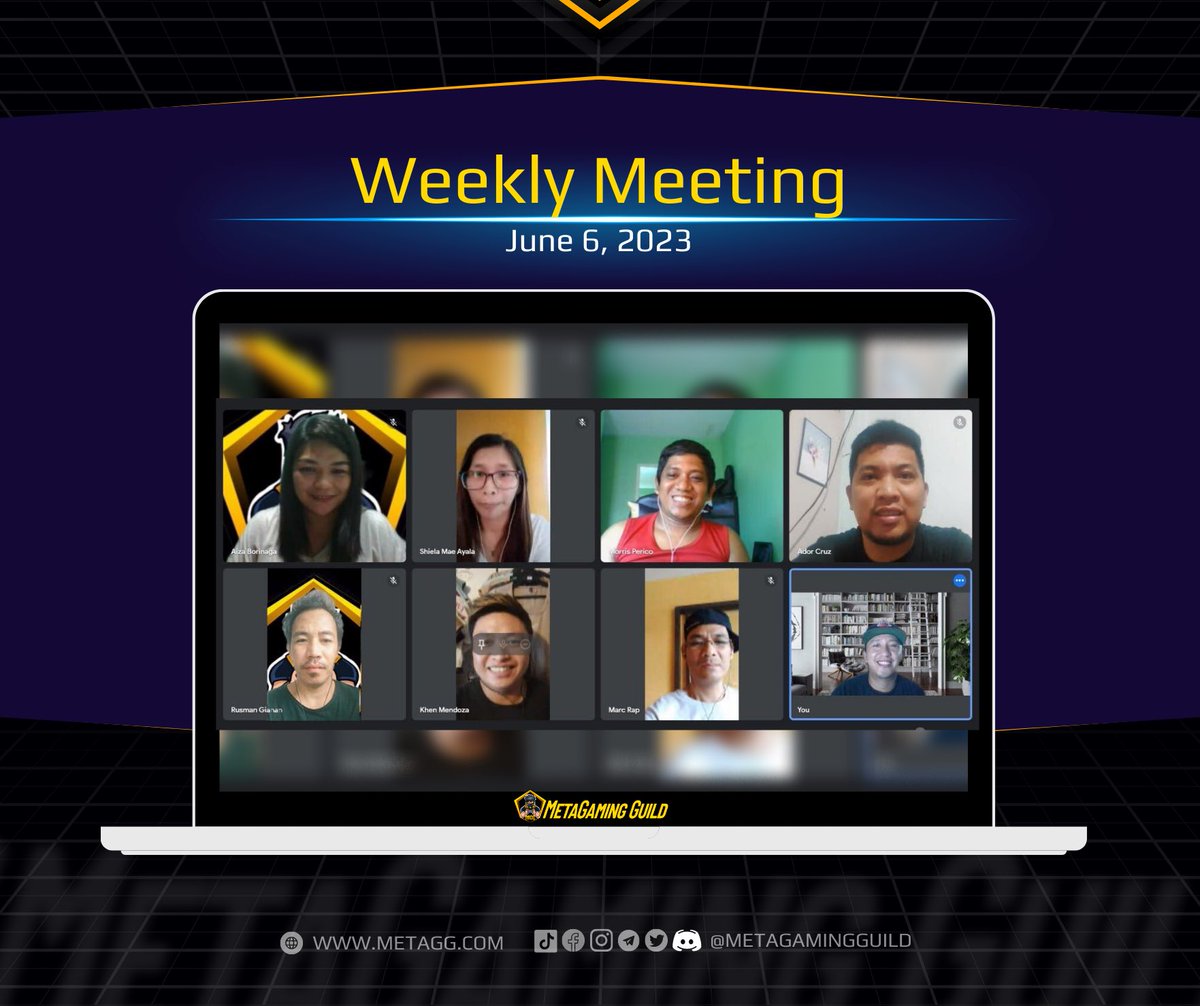 💻 MGG Weekly Meeting

MGG team unite! Here’s another snapshot from last night’s meeting with MGG community managers 🫶

Stay updated 📲 linktr.ee/_mgg

#MGG #meeting #teammeeting #team