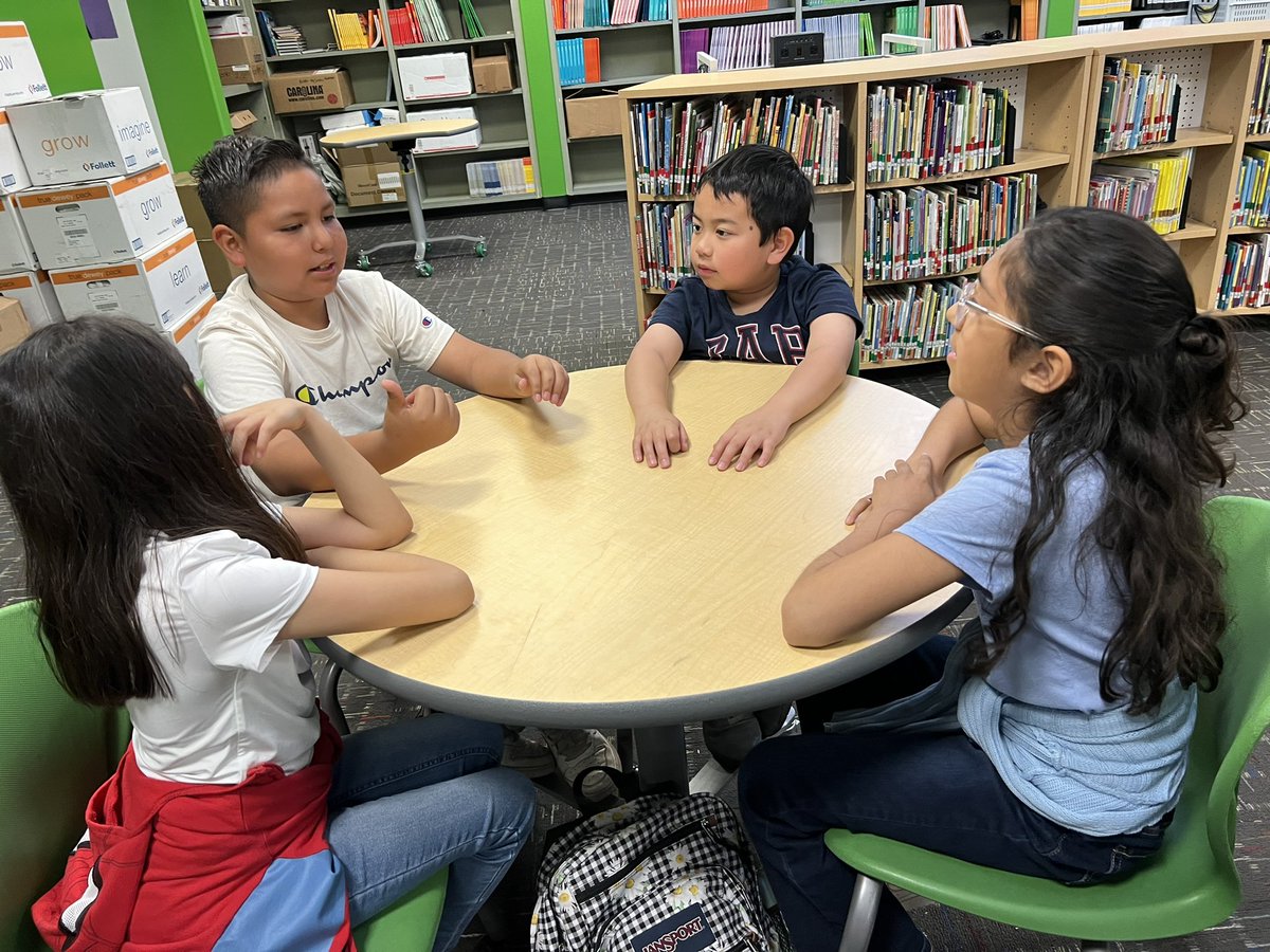 22-23 End of Year Events: Our large and dedicated Peace Patrol playground scholar safety team collaborates in small groups on how to refine our Robust Recess Tier 1 systems. Great work team! #FalconsUnitedInExcellence #RobustRecess #physicalactivity #commit2fit #4Cs #PeacePatrol